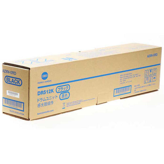 DR-512K Drum Unit - Konica Minolta Black -  Genuine